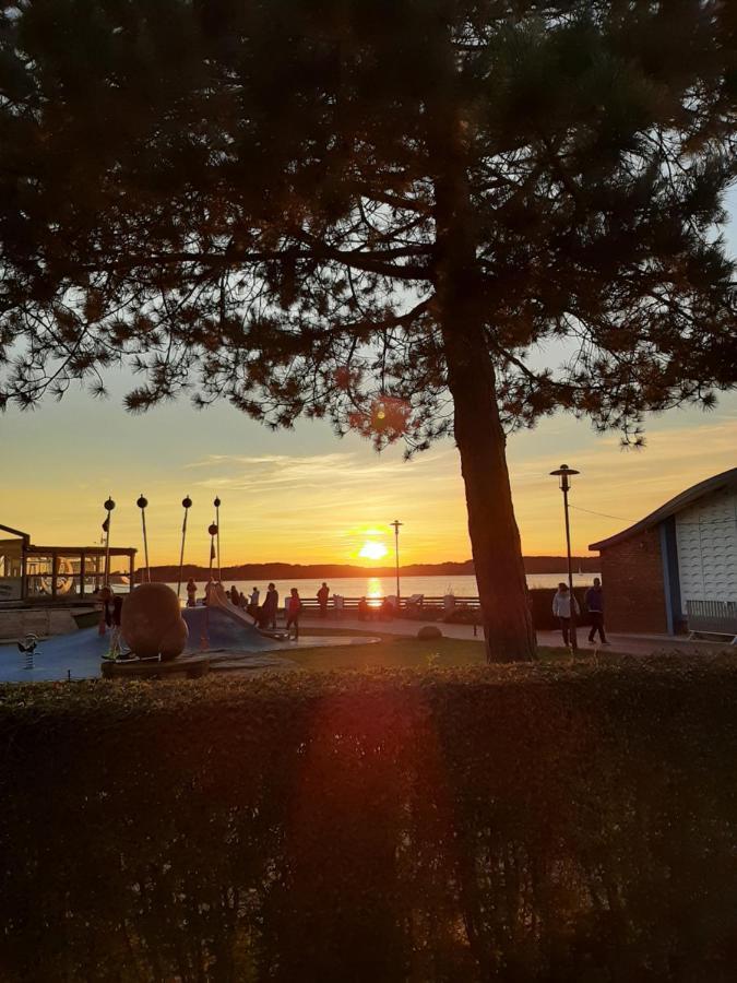 Penthouse Ferienwohnung Auszeit, Gerne Mit Hund, Wlan Inkl. Laboe Bagian luar foto