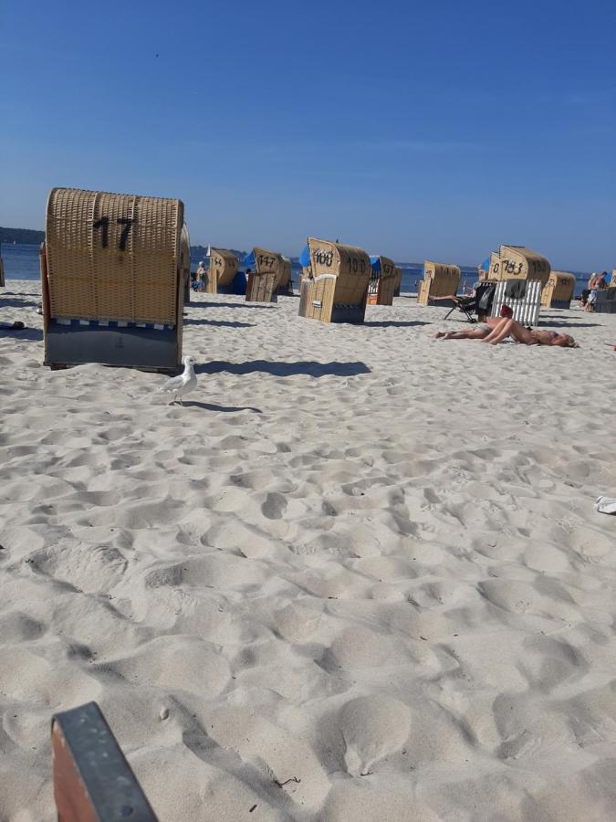 Penthouse Ferienwohnung Auszeit, Gerne Mit Hund, Wlan Inkl. Laboe Bagian luar foto
