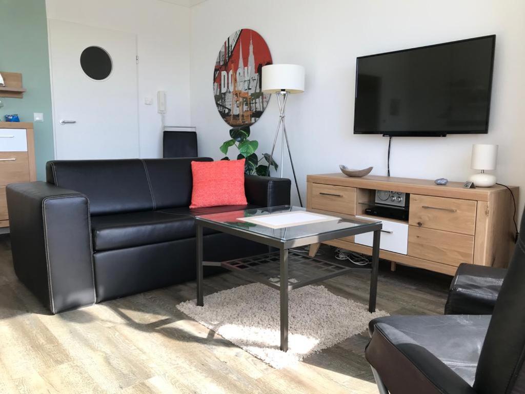 Penthouse Ferienwohnung Auszeit, Gerne Mit Hund, Wlan Inkl. Laboe Bagian luar foto