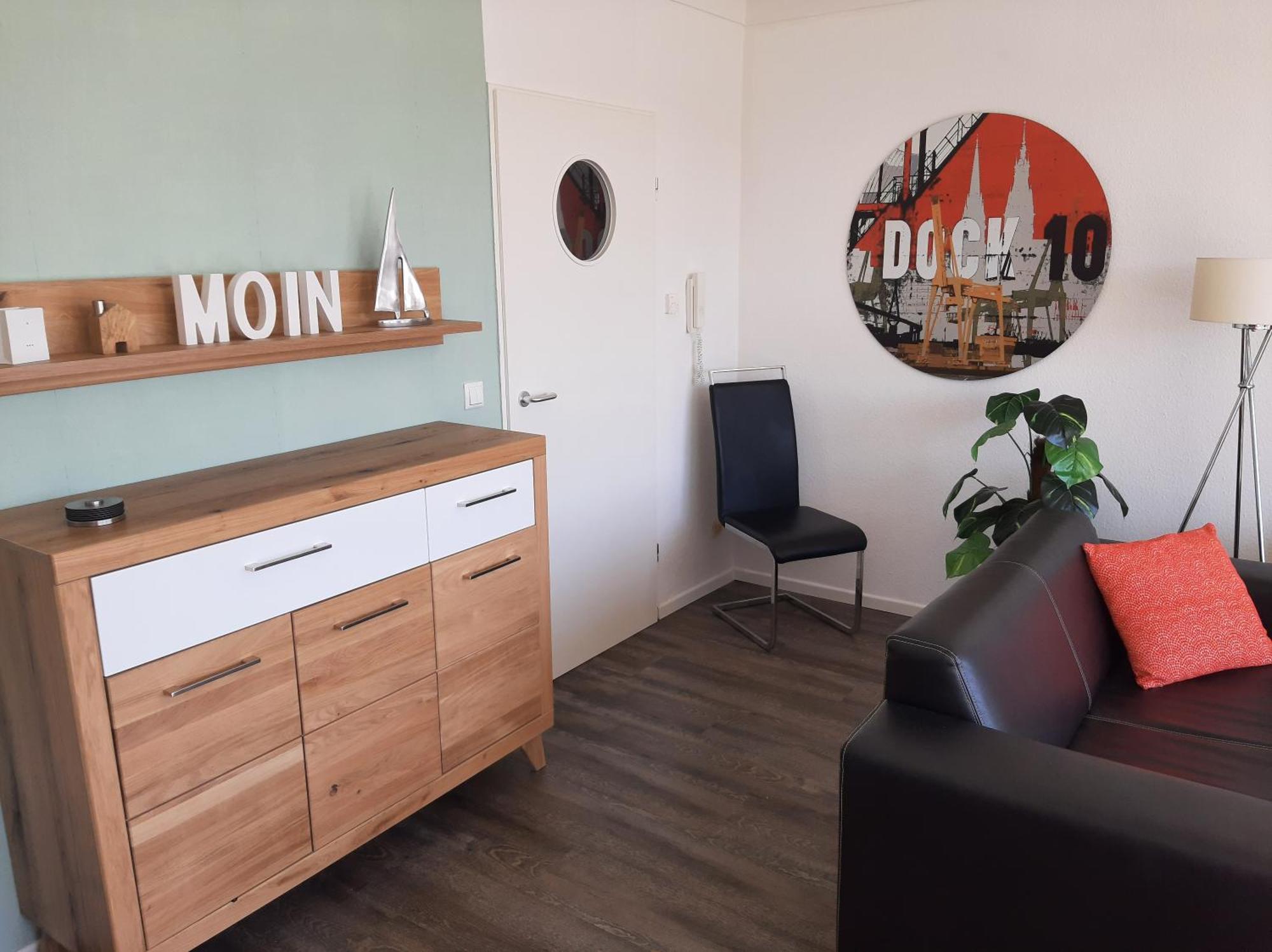 Penthouse Ferienwohnung Auszeit, Gerne Mit Hund, Wlan Inkl. Laboe Bagian luar foto