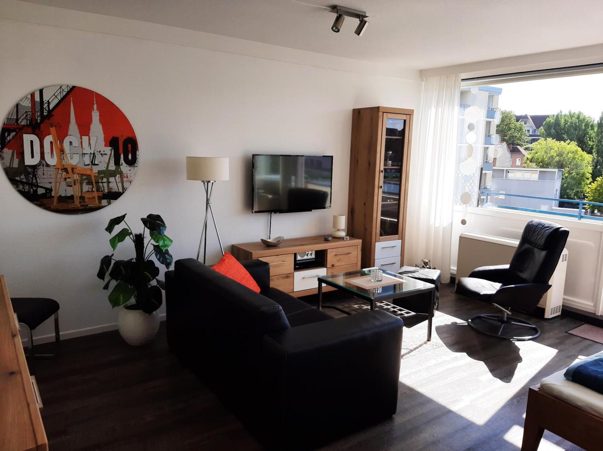 Penthouse Ferienwohnung Auszeit, Gerne Mit Hund, Wlan Inkl. Laboe Bagian luar foto